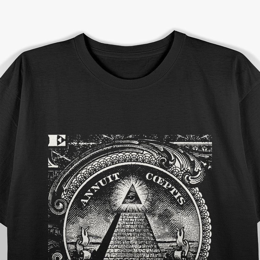 All Seeing Eye Illuminati Inspired Mystical Symbol T-Shirt