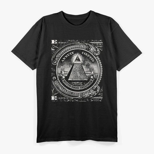 All Seeing Eye Illuminati Inspired Mystical Symbol T-Shirt