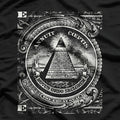 All Seeing Eye Illuminati Inspired Mystical Symbol T-Shirt