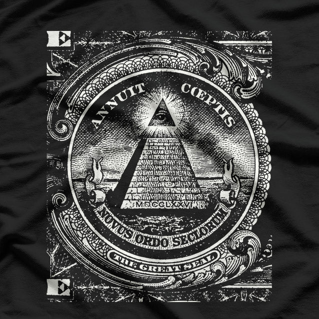All Seeing Eye Illuminati Inspired Mystical Symbol T-Shirt