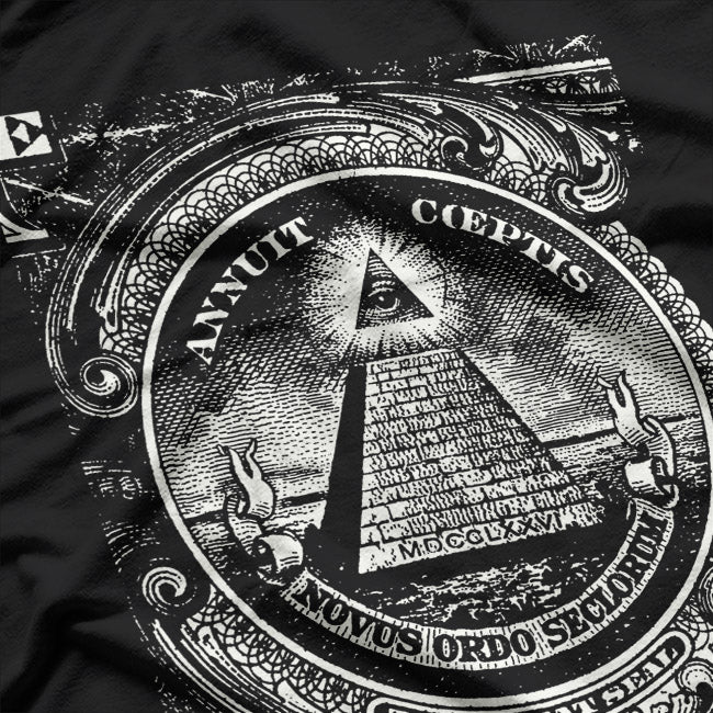 All Seeing Eye Illuminati Inspired Mystical Symbol T-Shirt