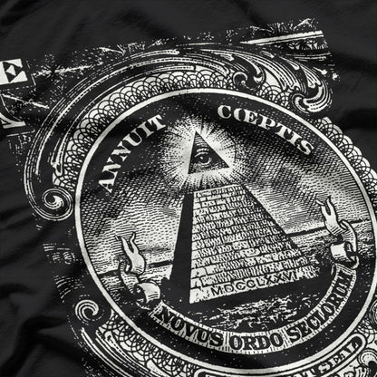 All Seeing Eye Illuminati Inspired Mystical Symbol T-Shirt