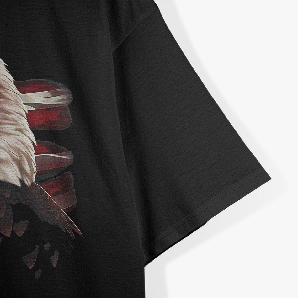 Patriotic USA – American Bald Eagle Flag T-Shirt