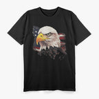 Patriotic USA – American Bald Eagle Flag T-Shirt