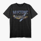 American Classics P-51 Mustang – WWII Military Airplane T-Shirt