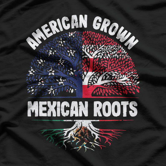 American Grown Mexican Roots T-Shirt
