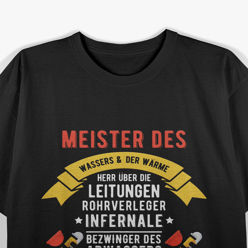 Anlagenmechaniker – Gas Wasser Installateur Sanitär Klempner T-Shirt