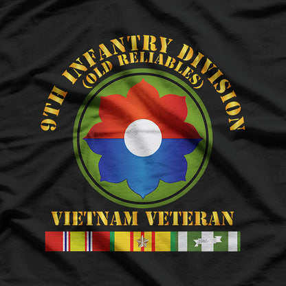 U.S. Army Veteran – 9th Division Vietnam War Tribute Design T-Shirt