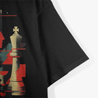 Artistic Chess Player Love Game Strategy Graphic Cotton T-Shirt