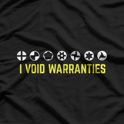 Auto Mechanic: I Void Warranties T-Shirt