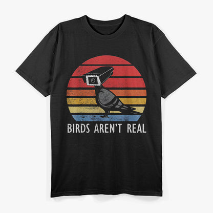 Birds Aren’t Real – Vintage Conspiracy Humor T-Shirt