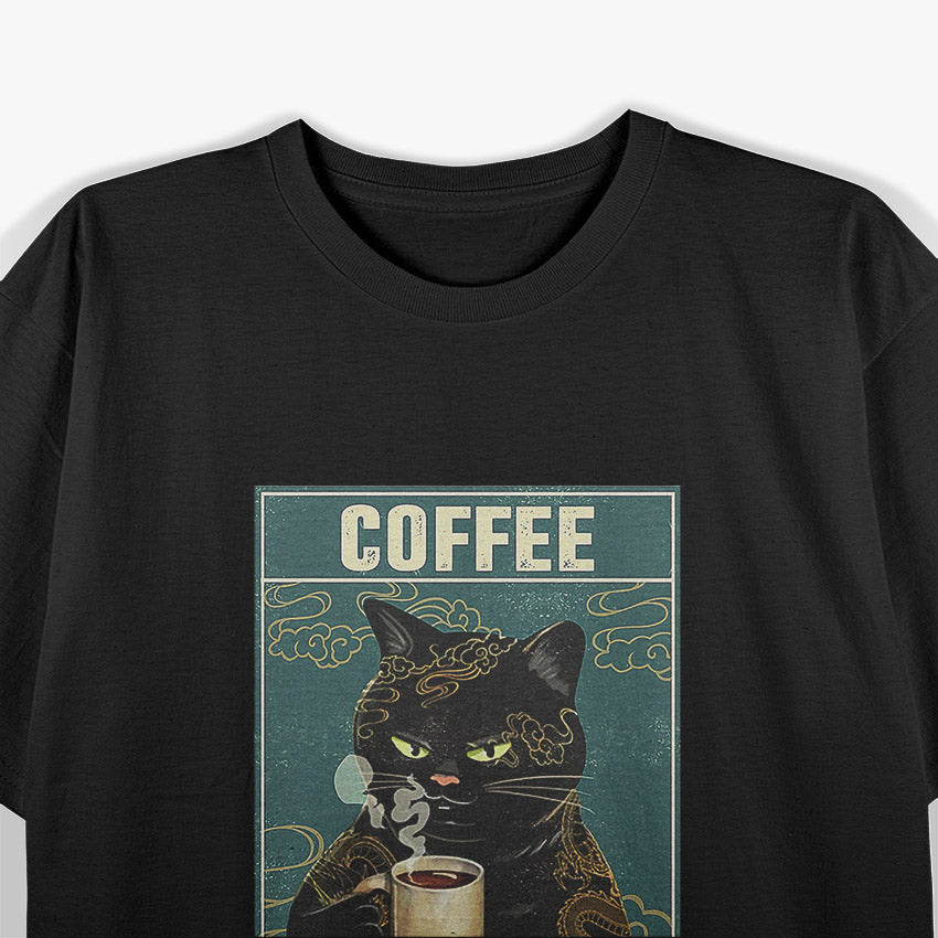 Coffee Because Murder is Wrong Funny Cat Lover T-Shirt