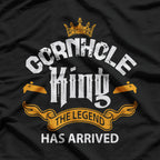 Cornhole King Has Arrived Funny Toss Game Player T-Shirt