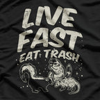 Eat Trash – Skunk, Raccoon, Opossum, Street Cats Funny Design T-Shirt