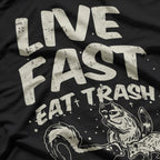 Eat Trash – Skunk, Raccoon, Opossum, Street Cats Funny Design T-Shirt