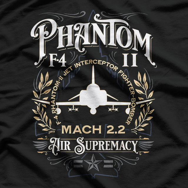 F-4 Phantom Jet – Air Supremacy Fighter Bomber Aviation Love T-Shirt