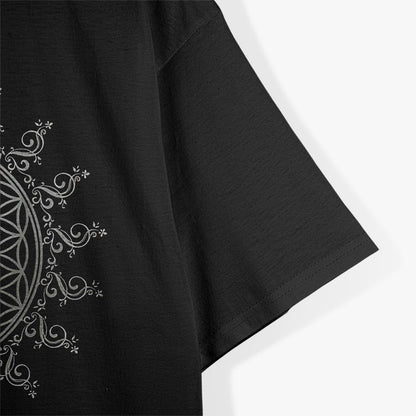 Flower of Life – Sacred Geometry Chakra Yoga Spiritual Graphic T-Shirt