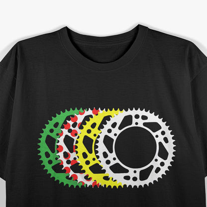 Four Gears Tour The France Cycling T-Shirt