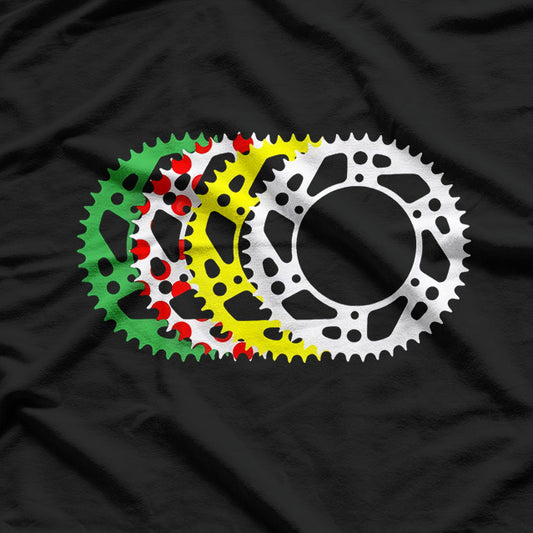 Four Gears Tour The France Cycling T-Shirt