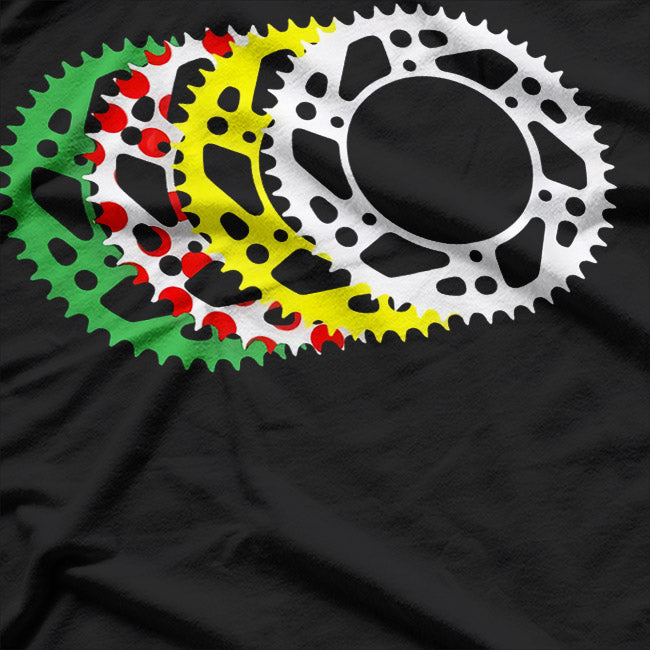 Four Gears Tour The France Cycling T-Shirt