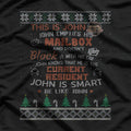 Funny Mail Carrier Postal Worker Ugly Christmas T-Shirt