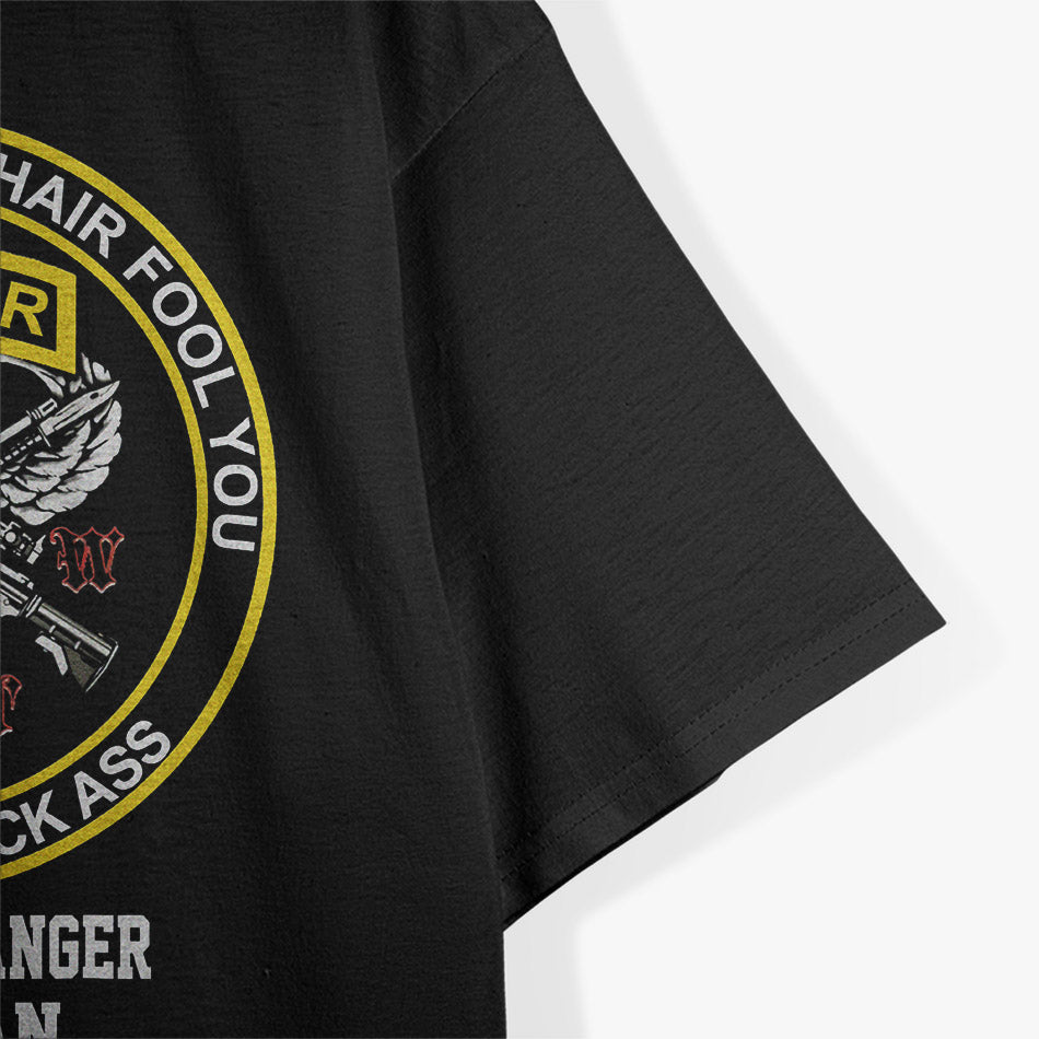 Funny Retired US Army Ranger Veteran Military Vet Patriotic T-Shirt