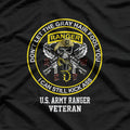 Funny Retired US Army Ranger Veteran Military Vet Patriotic T-Shirt