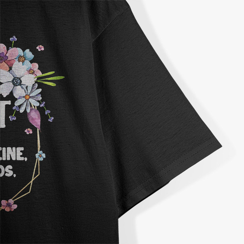 I’m a Florist Fueled by Caffeine Glitter and Chaos Funny T-Shirt
