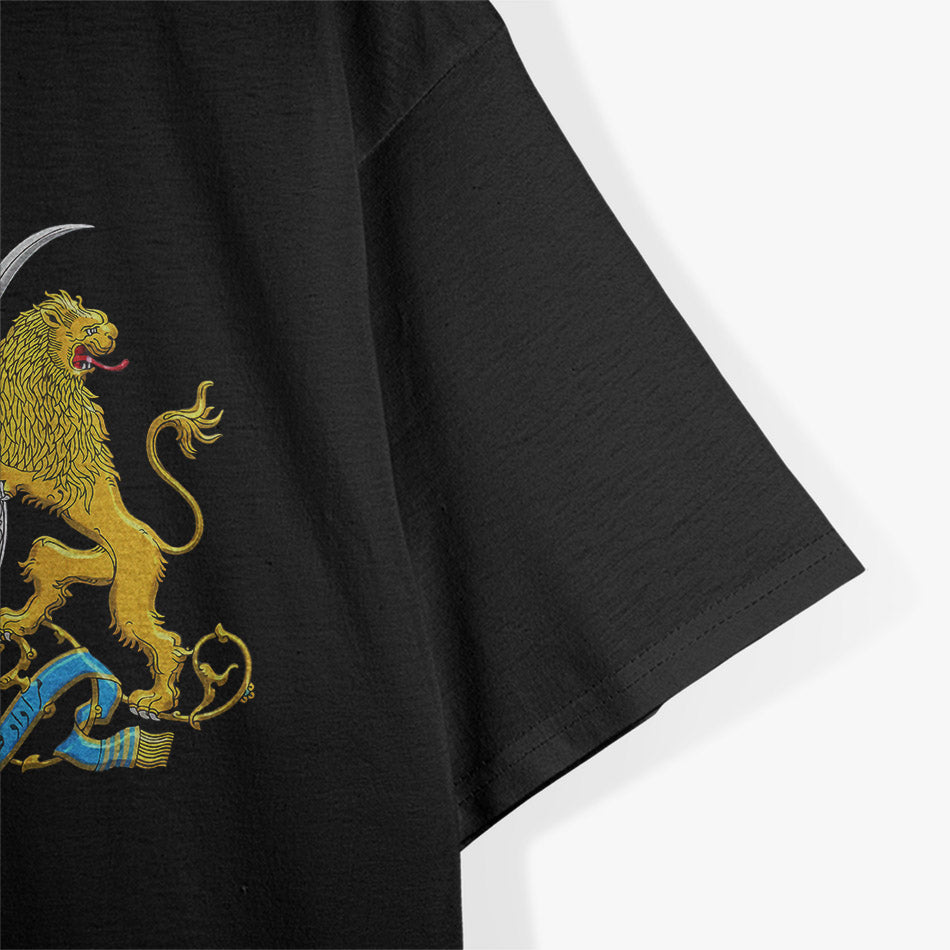 Retro Iran Royal Coat of Arms History Heritage T-Shirt