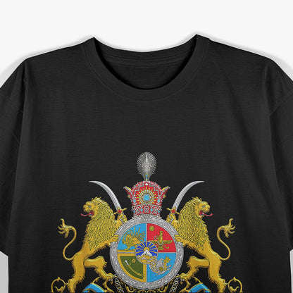 Retro Iran Royal Coat of Arms History Heritage T-Shirt
