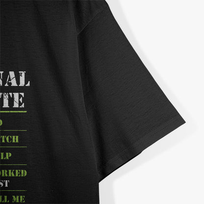 Professional Hvac Tech Hourly Rate AC Repairman T-Shirt