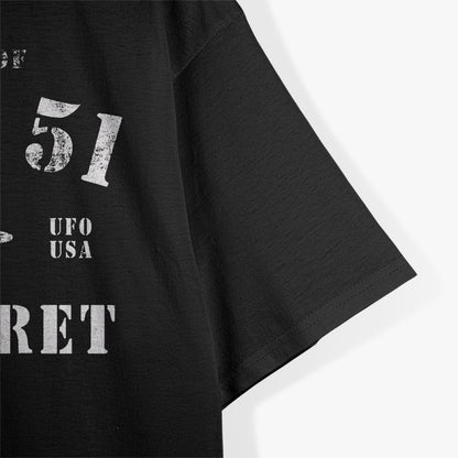 Property Of Area 51 Top Secret UFO Alien T-Shirt