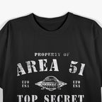 Property Of Area 51 Top Secret UFO Alien T-Shirt