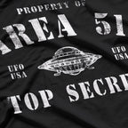 Property Of Area 51 Top Secret UFO Alien T-Shirt