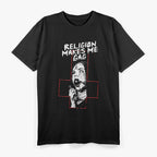 Religion Makes Me Gag Bad Nun Unholy Dark Humor T-Shirt