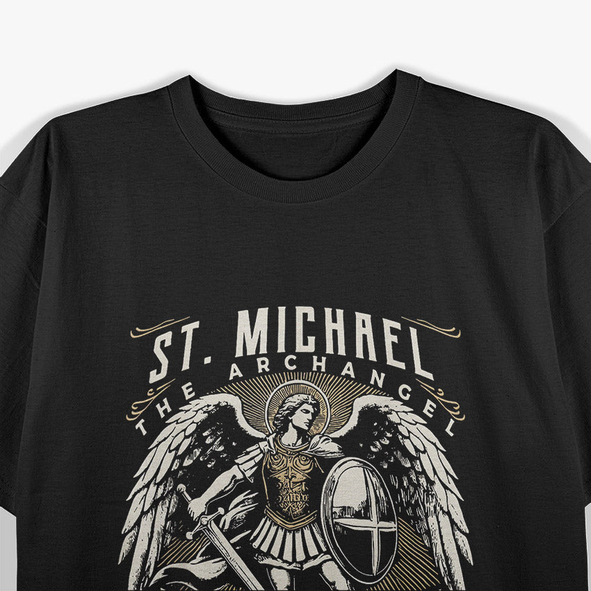 Catholic Devotion – Saint Michael Guardian Angel T-Shirt