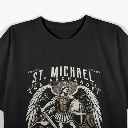 Catholic Devotion – Saint Michael Guardian Angel T-Shirt