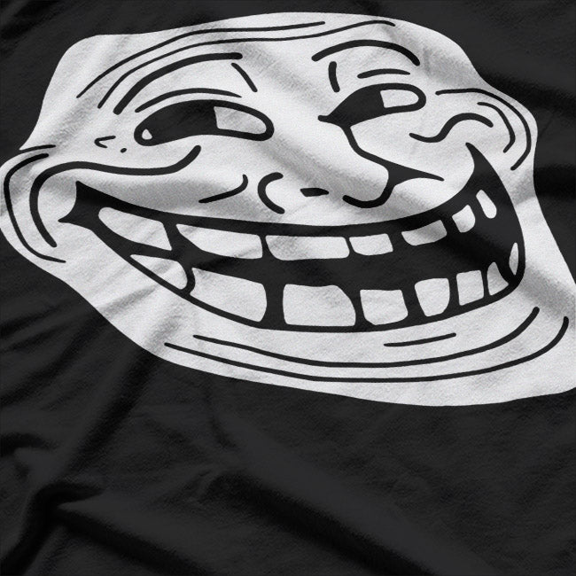 Troll Meme Face Funny Internet Humor Graphic T-Shirt