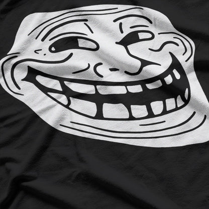 Troll Meme Face Funny Internet Humor Graphic T-Shirt