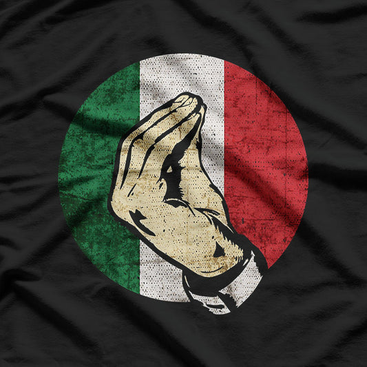 Creative Italian Gestures Funny Hand Sign Language T-Shirt