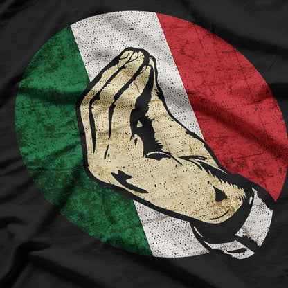 Creative Italian Gestures Funny Hand Sign Language T-Shirt