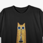 Cat Playing The Clarinet Cute Musical Kitty T-Shirt