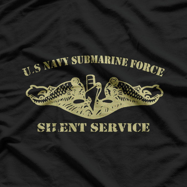 Dark U.S. Navy Submarine Veteran – Silent Service T-Shirt