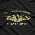 Dark U.S. Navy Submarine Veteran – Silent Service T-Shirt