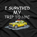 I Survived My Trip To NYC – Souvenir Travel Tee T-Shirt