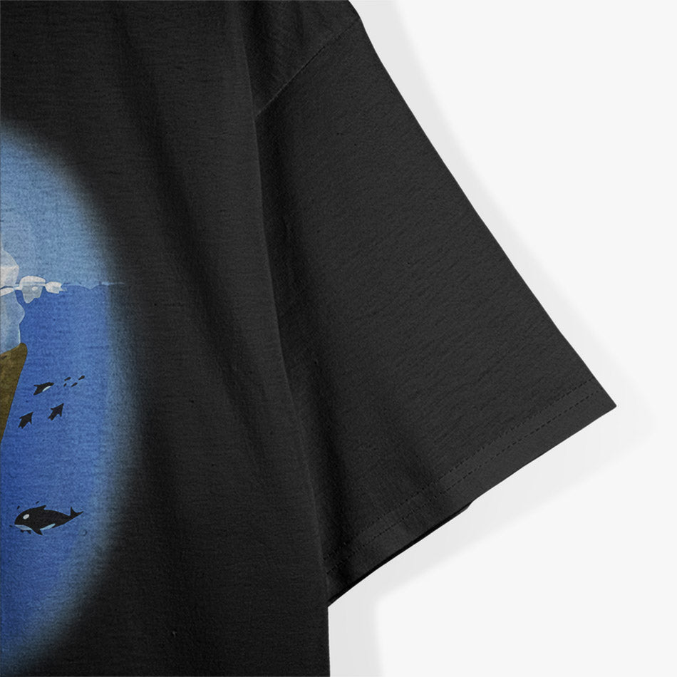 Ice Cream Cone Iceberg Whale - A Cool and Whimsical T-Shirt