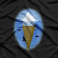 Ice Cream Cone Iceberg Whale - A Cool and Whimsical T-Shirt