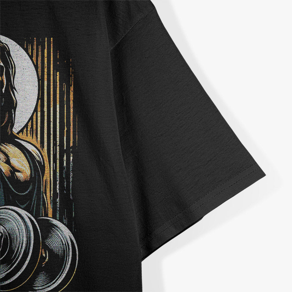 Jesus Bodybuilder: Faith and Strength T-Shirt