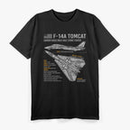F-14 Tomcat – US Navy Fighter Jet Military Aviation T-Shirt