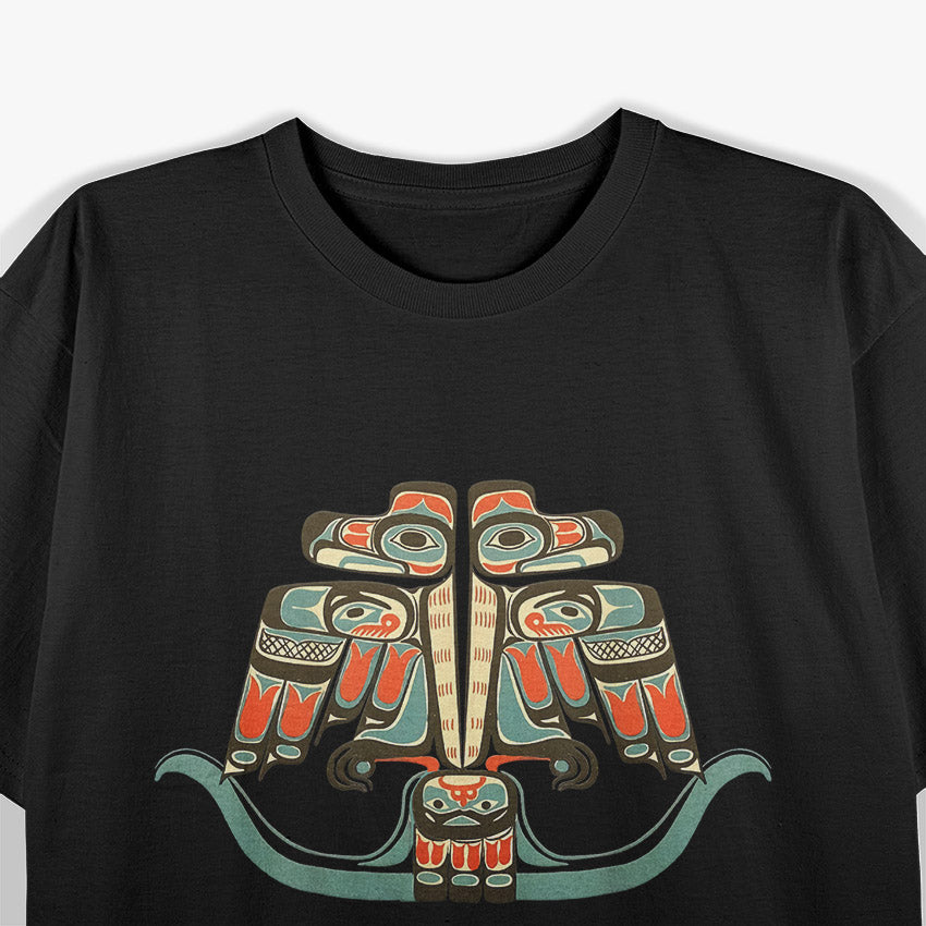 Haida Double Thunderbird - Indigenous Art T-Shirt